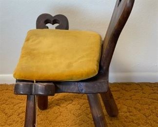Birthing Chair Yellow Cushion 30x20x13in HxWxD
