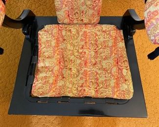 Asian Upholstered Chair Norman Fox Macgregor For Sam Belz James Mont Style Chinoiserie 27x28x25in HxWxD