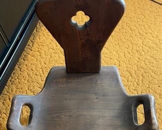 #2 Birthing Chair Yellow Cushion 29x19x12in HxWxD