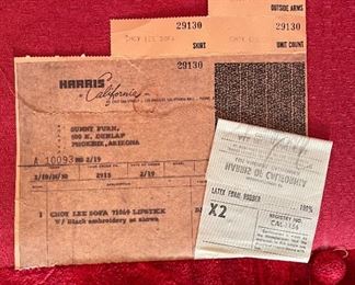 Vintage Choy Lee Sofa 71069 Lipstick Red Harris of California Chinoiserie 29x68x36in HxWxD