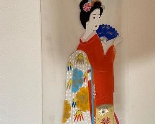 #6 Japanese Paper Scroll 13in W x 34in Long