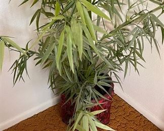 Faux Bamboo Plant 80 in H