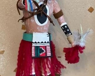 Wolf Kachina Doll in Display Case Doll: 12in H <BR>case: 18x11x9in HxWxD