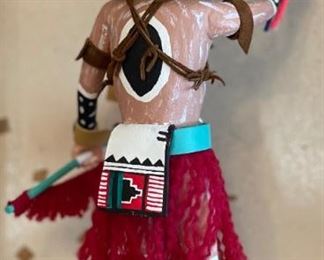 Wolf Kachina Doll in Display Case Doll: 12in H <BR>case: 18x11x9in HxWxD