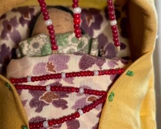 #1 Apache Cradleboard Doll 10in