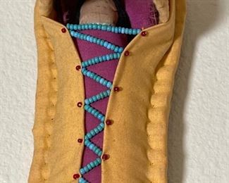 #3 Apache Cradleboard Doll 6in