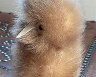 Inuit Eskimo Ookpik Owl Happy Valley LABRADOR sealskin 5in H