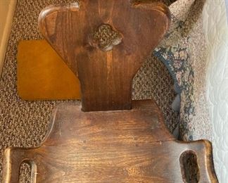 #3 Birthing Chair Yellow Cushion 29x19x12in