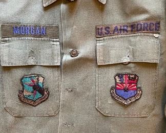 US Air Force Green Fatigues Shirt/Pants Vintage