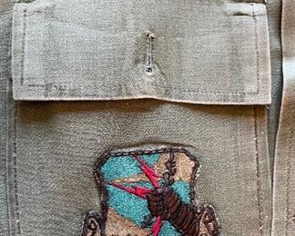 US Air Force Green Fatigues Shirt/Pants Vintage