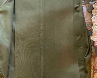US Air Force Green Fatigues Shirt/Pants Vintage