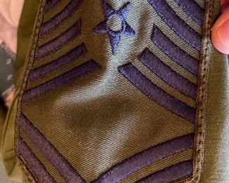 US Air Force Green Fatigues Shirt/Pants Vintage