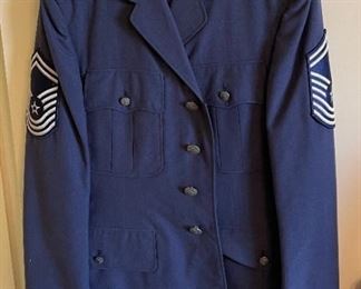 US Air Force Dress Blues Vintage Master Sergeant