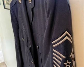 US Air Force Dress Blues Vintage Master Sergeant