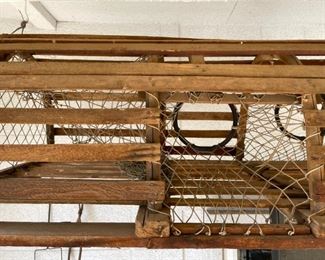 Antique Lobster Trap 14x20x36in HxWxD