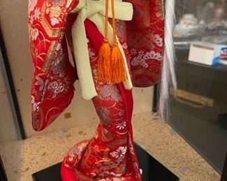 Vintage Nishi ornate Dress Doll In Case