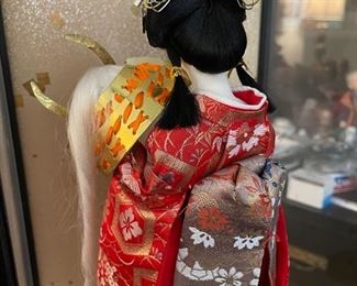 Vintage Nishi ornate Dress Doll In Case