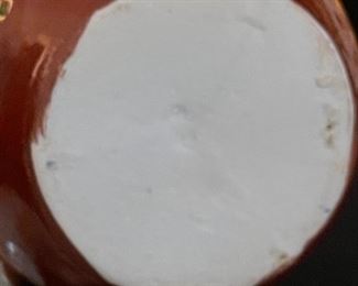 Vintage Chinese Asian FOO DOG PAIR,Signed, Porcelain/Pottery, Feng Shui, 8.5in. Tall