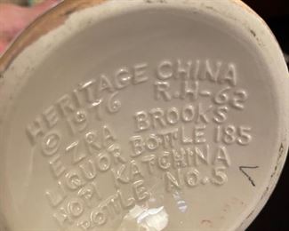 Vintage Ezra Brooks Hopi Kachina Whiskey Decanter Bottle Longhair 1976 Heritage No 5