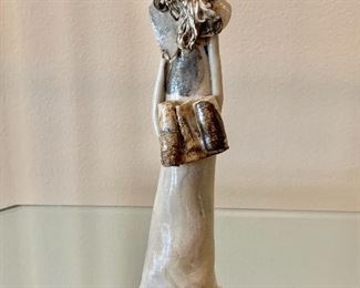 $40 - Ceramic studio art figurine.  7.5"H