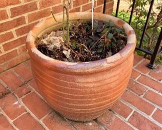 $75 - Ceramic planter #2.  18"H x 18.5"D