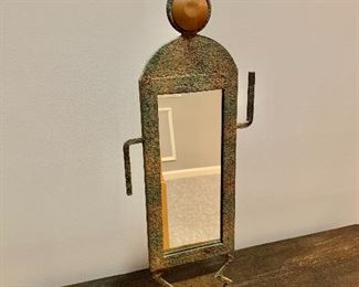 $40 - The Moon Collection (Made in Mexico) standing mirror. 29"H x 7.5"W x 5.75"D
