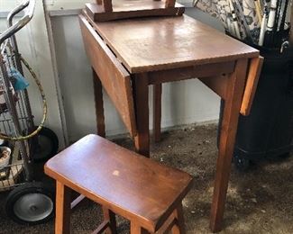 3 Pc Tall Table + Benches