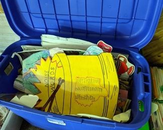 Tons of teachers supplies!