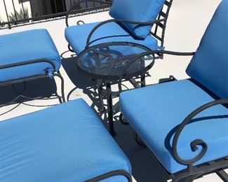 patio furniture everywhere we have probably 45 pieces of custom patio furniture all cushions like new
