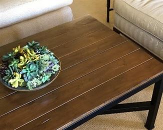 coffee table in guest house