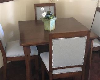 small dining table in guest house