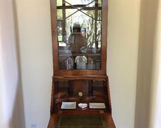 Sweet antique secretary desk with chair