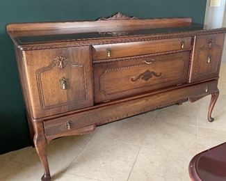 Antique Gibbard Solid Walnut Buffet/Sideboard