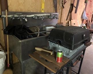 Large Galvanized Sink