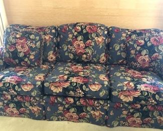 Custom Made Floral Sofa