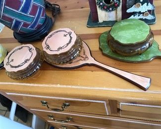 Antique Celluloid Mirror Sets