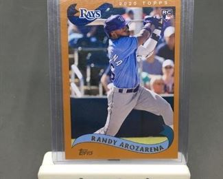 2020 Topps Archives 213 RANDY AROZARENA Rays ROOKIE Baseball Card