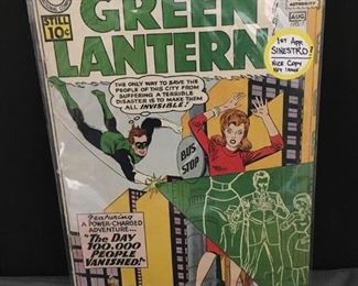 GREEN LANTERN 7 Vintage Comic Book from Estate Collection