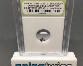 INB Slabbed Authentic METEORITE SPACE ROCK  Campo Delo Cielo, Argentina Discovered
