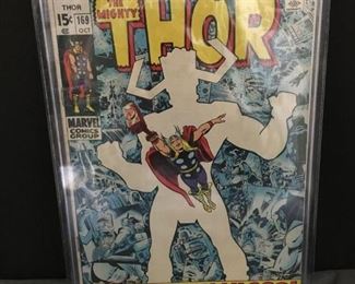 THE MIGHTY THOR 169 Vintage Comic Book from Estate Collection