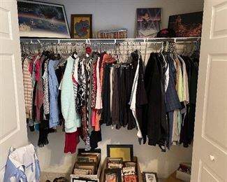 Nice collection of clothing, mens big and tall,frames, Disney Memorabilia