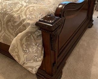 A.R.T. Furniture Old World Estate 3 Piece Bedroom Set: Queen Size Bed and Two Night Stands