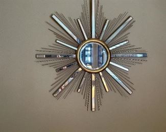 Pier 1 Gold Flare Mirror