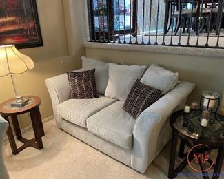 KLAUSSNER Microfiber Loveseat