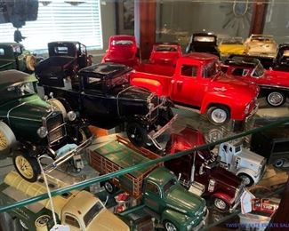 LARGE Collection of Die Cast Collectible Cars, Trucks, and Tractors