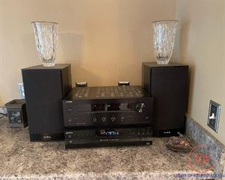 Onkyo TX-8050 Receiver, Sony CDP-CE500 CD Player with Infinity R162 Speakers