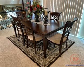 Samuel Lawrence Furniture Kendall Rectangular Table and Chair Set