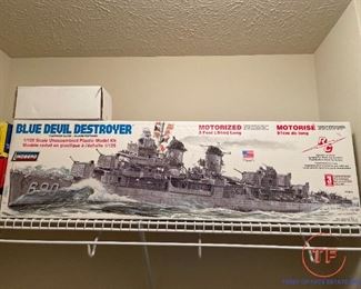 Lindberg Blue Devil Destroyer Model Kit - Unassembled