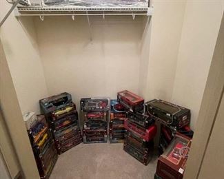 LARGE Collection of Die Cast Cars and Trucks in Original Boxes