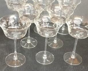 Crystal goblets